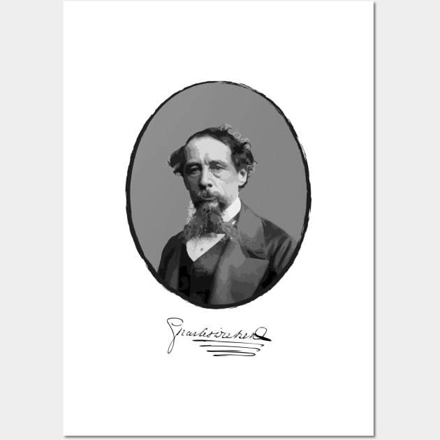 Authors - Charles Dickens Wall Art by PrintablesPassions